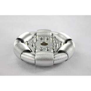 100mm铝全向轮（omni directional wheels)单片90°铝轮 14179S