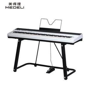 美得理(MEDELI)SAP200便携电钢琴88键重初学专业家用智能 白琴