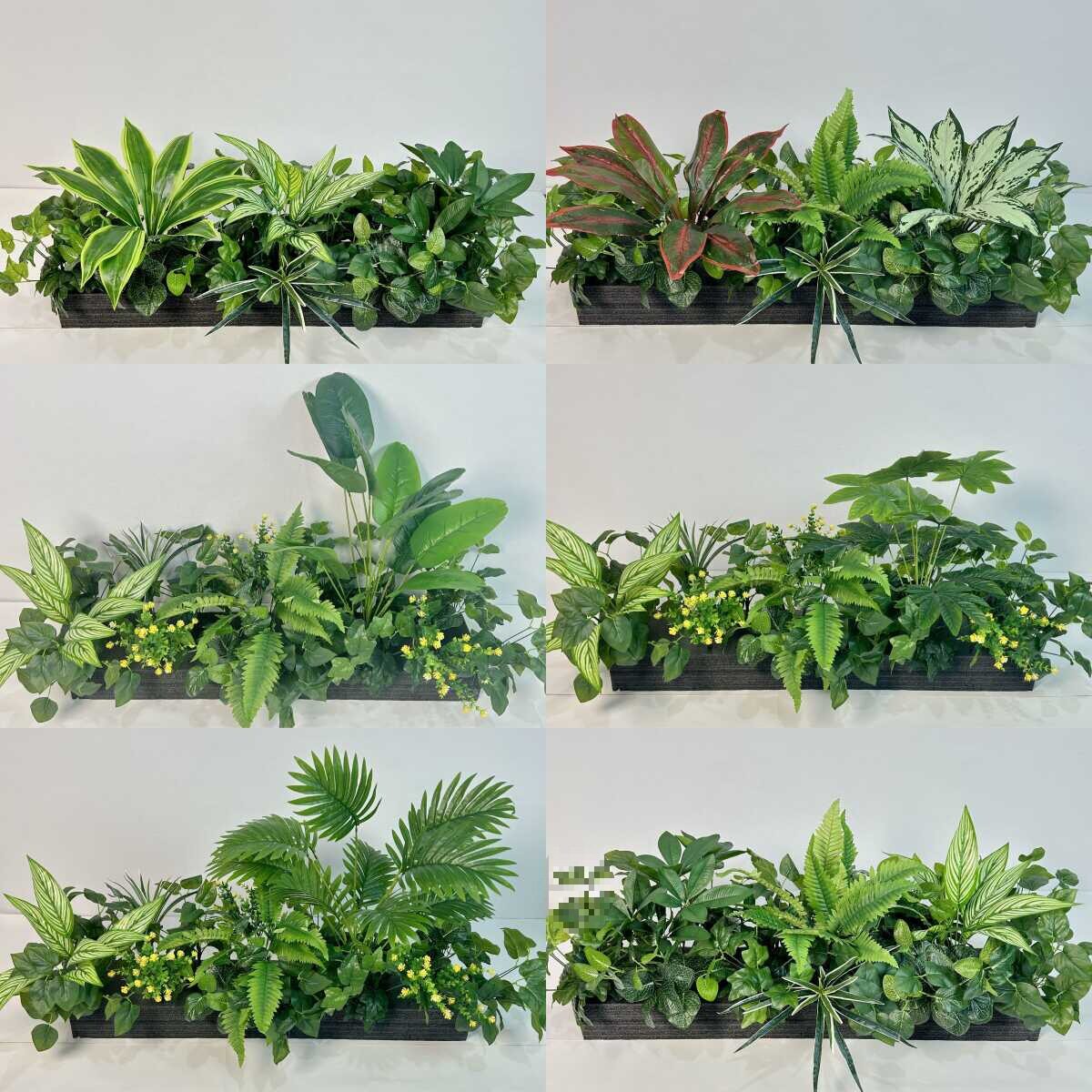 摆设植物组合隔断摆件假绿植室内橱窗客厅室外庭院造景装饰可定