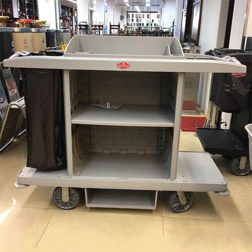 厂家直供南方加厚塑料客房服务车同款五星级酒店房口车