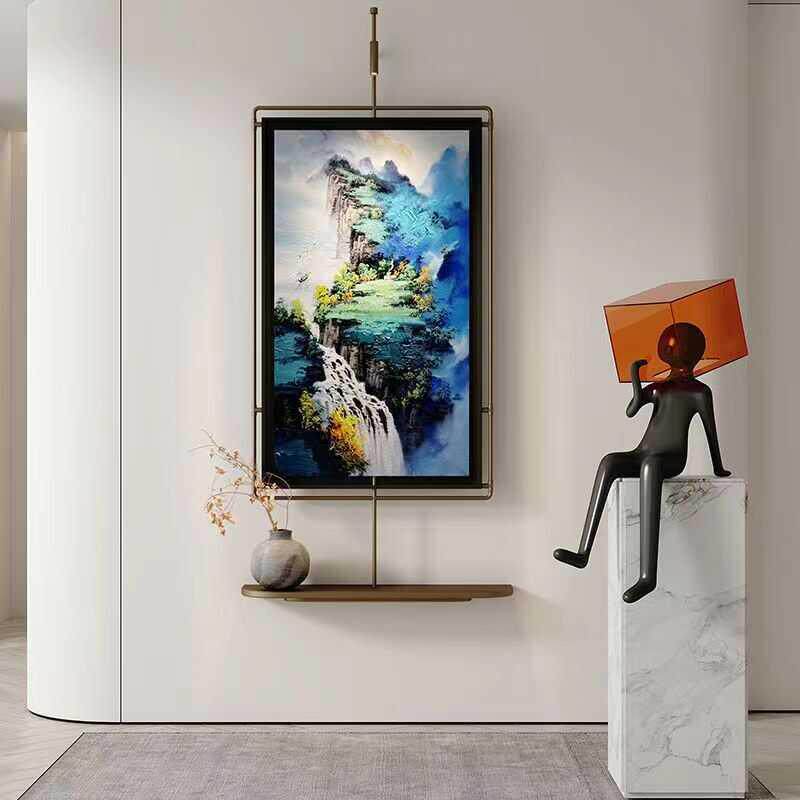 壁灯卧室新玄关挂画墙上中式客厅装饰画装置办公室艺术摆件品墙饰