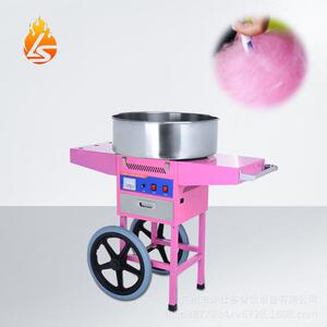 炉仕多商用棉花糖机带推车电动台式全自动棉花糖制作设备厂家直销