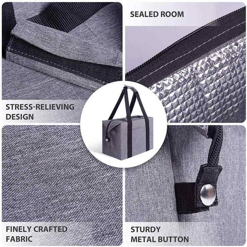 保温袋手提饭盒袋便当保温包铝箔加厚隔热袋保冷大容量冷藏袋便携,收纳整理,保温包,淘宝优惠券,粉丝福利购,淘宝优惠卷