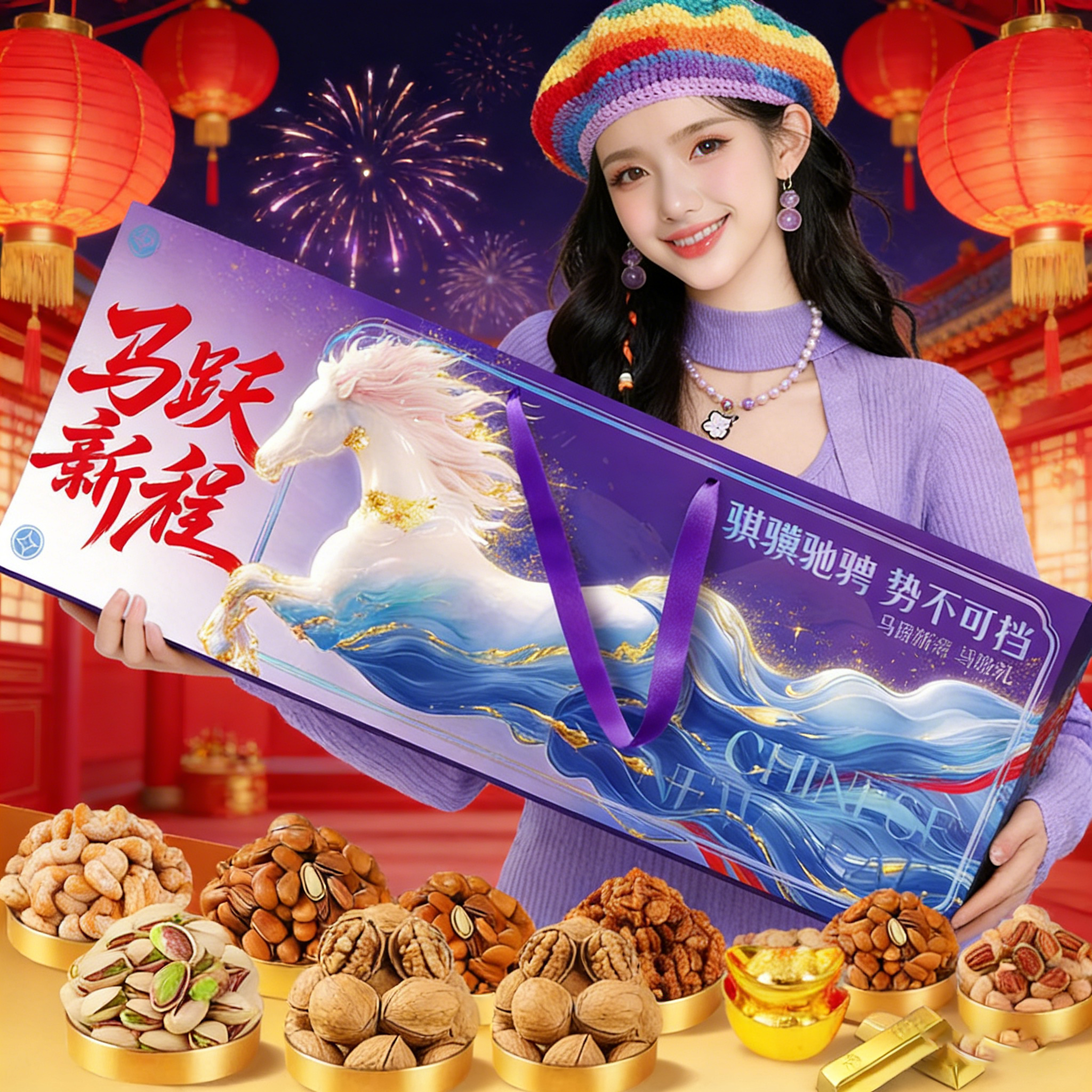 年货立减50元【活动冲销量】春节新年过年送礼走亲戚送长辈礼品AG,零食/坚果/特产,坚果礼盒,淘宝优惠券,粉丝福利购,淘宝优惠卷