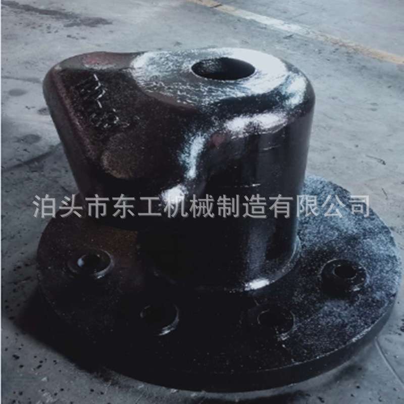 厂家 铸铁方盘圆盘单檐系船柱/全挡檐系缆桩/羊角形栓船墩