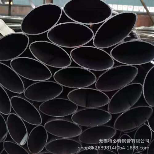 椭圆管厂家 光亮椭圆管  黑退椭圆管30*20  80*40儿童车用椭圆管