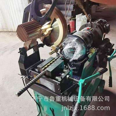 生产加冷切锯50型全自动钢筋滚丝机HGSD50型40螺纹钢筋套丝机