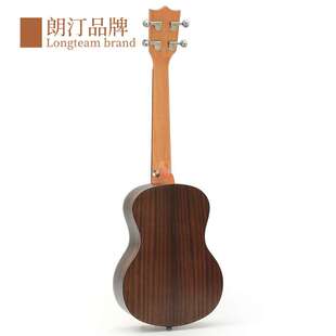 朗汀26寸云杉面单玫瑰木尤克里里单板乌克丽丽ukulele小吉他