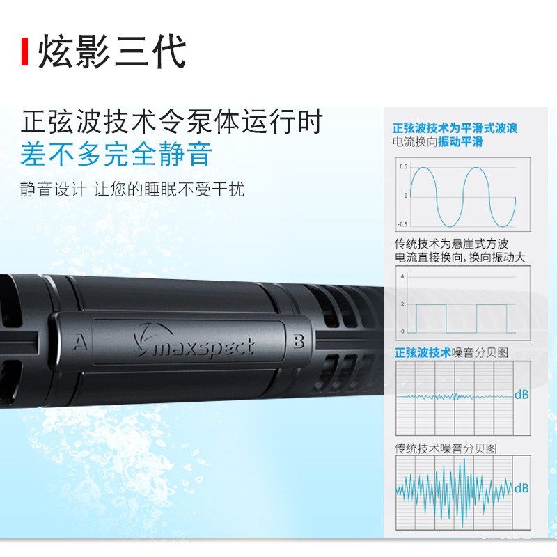 迈光造流泵造浪泵 冲浪 漩影炫影环流 横流泵 二代三代静音可联动