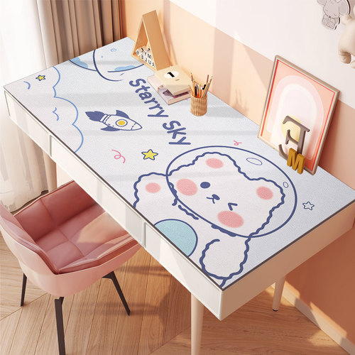 卡通书桌垫硅胶护眼环保防脏学生学习写字台布桌面垫皮革防水桌布