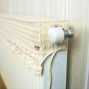 饰罩磁铁式 防熏黑防尘罩装 铁暖气片罩 暖气罩布艺蕾丝暖气套老式