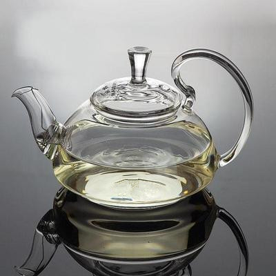 玻璃花茶壶耐高温电陶炉壶煮茶器透明大号壶泡茶高把壶功夫茶具