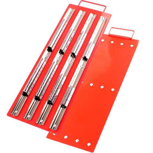 150*400mm铁板套筒架 1/2 3/8 1/4筒夹架家用工具套装套筒工具架