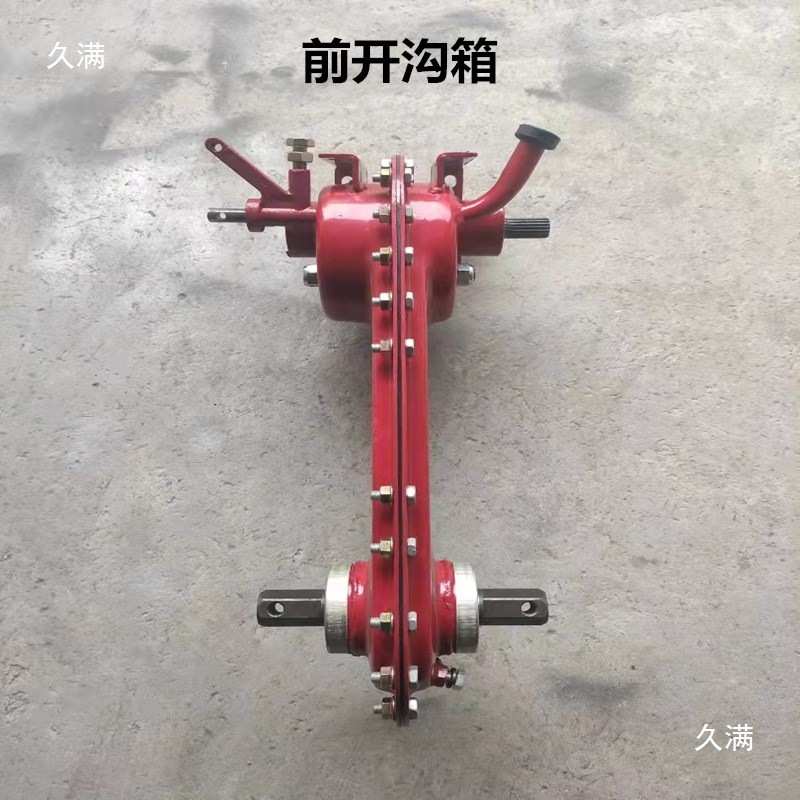 开沟培土机全齿轮箱体链条箱 旋耕行走变速箱 农用微耕机配件图片