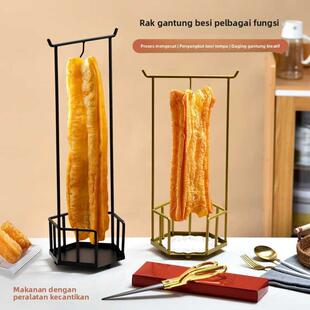 油条挂架铁艺创意烧鹅吊架子酒店餐厅专用点心盘子展示架多层托盘