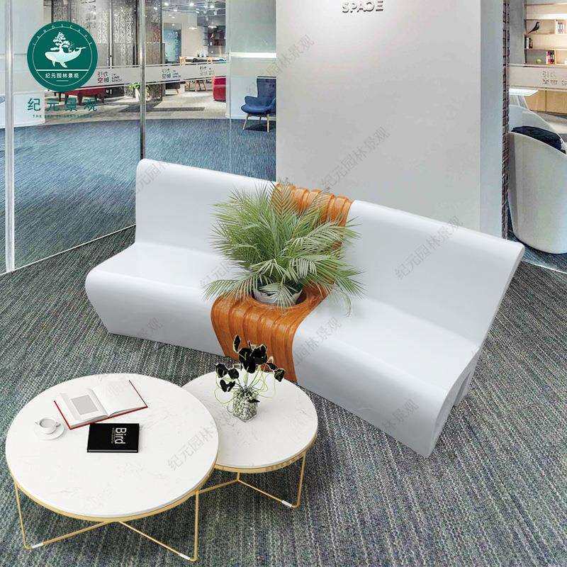 玻璃钢休闲座椅商业美陈办公家具户外广场公园休息坐凳带创意花盆,玩具/童车/益智/积木/模型,毛绒/玩偶/公仔/布艺类玩具,淘宝优惠券,粉丝福利购,淘宝优惠卷