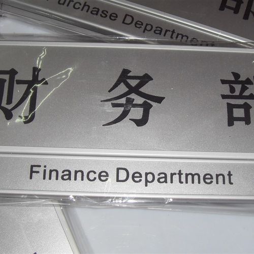 办公标牌财务室科室牌卡槽组合水牌会议室洽谈室经理室门牌