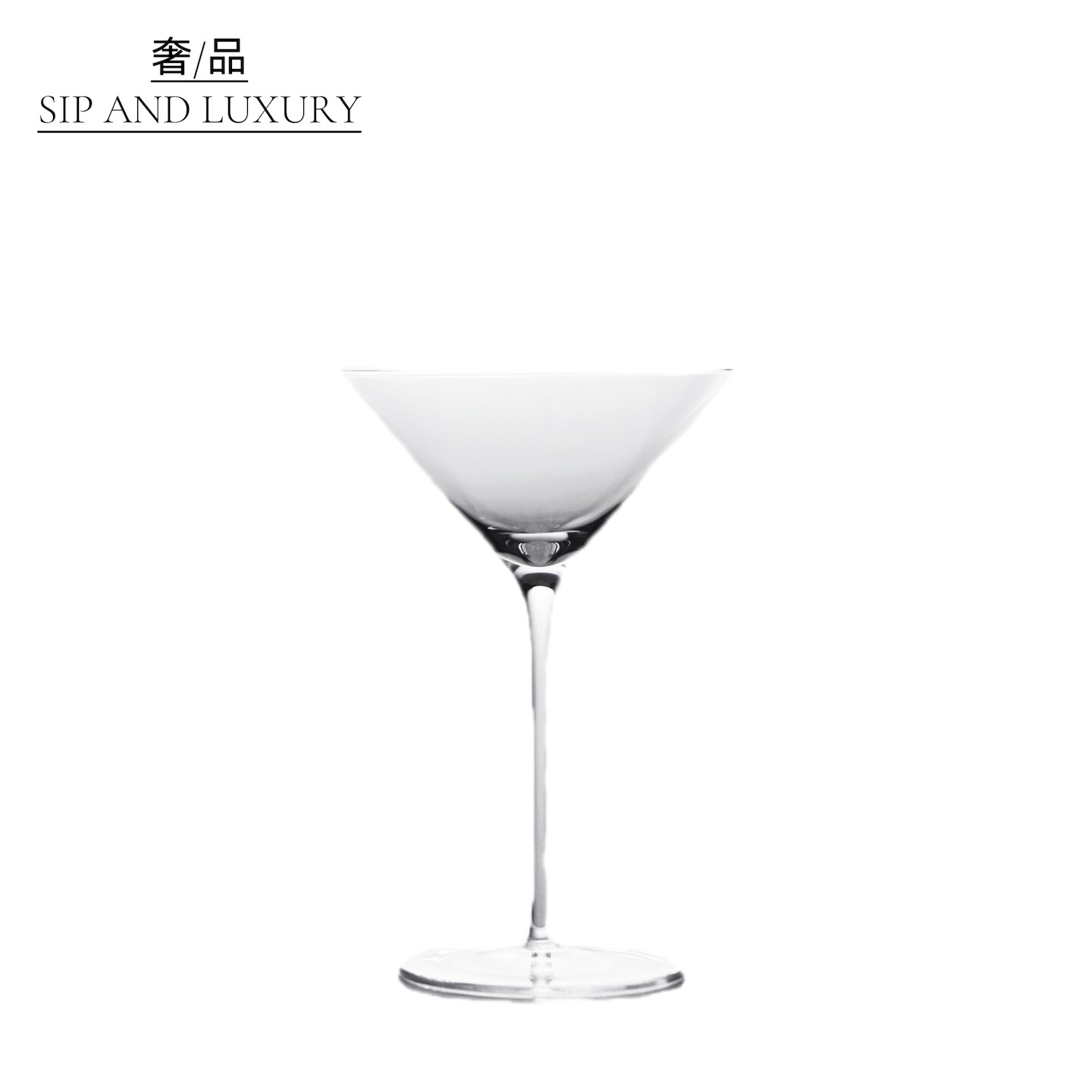 超薄手工玻璃杯子 水晶鸡尾酒杯 传统马天尼杯 三角Martini Glass