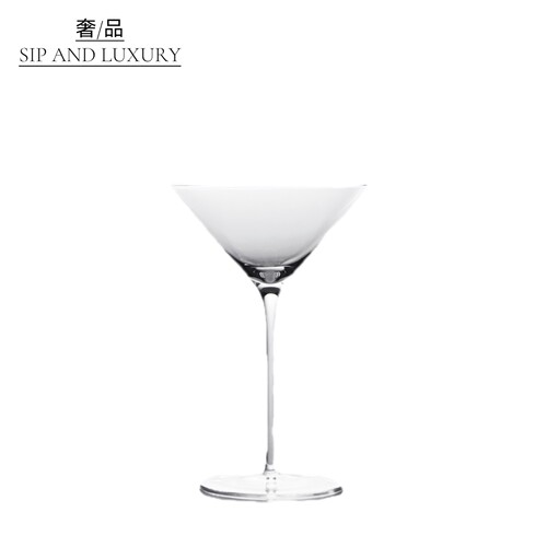 手工超薄水晶玻璃马天尼杯