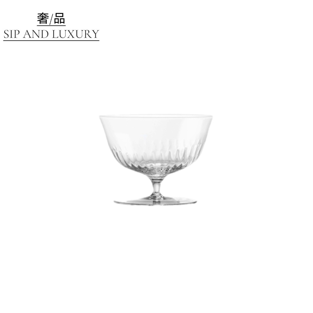 日式手工刻花玻璃杯 水晶鸡尾酒杯 冰球杯 木村硝子柯基杯子