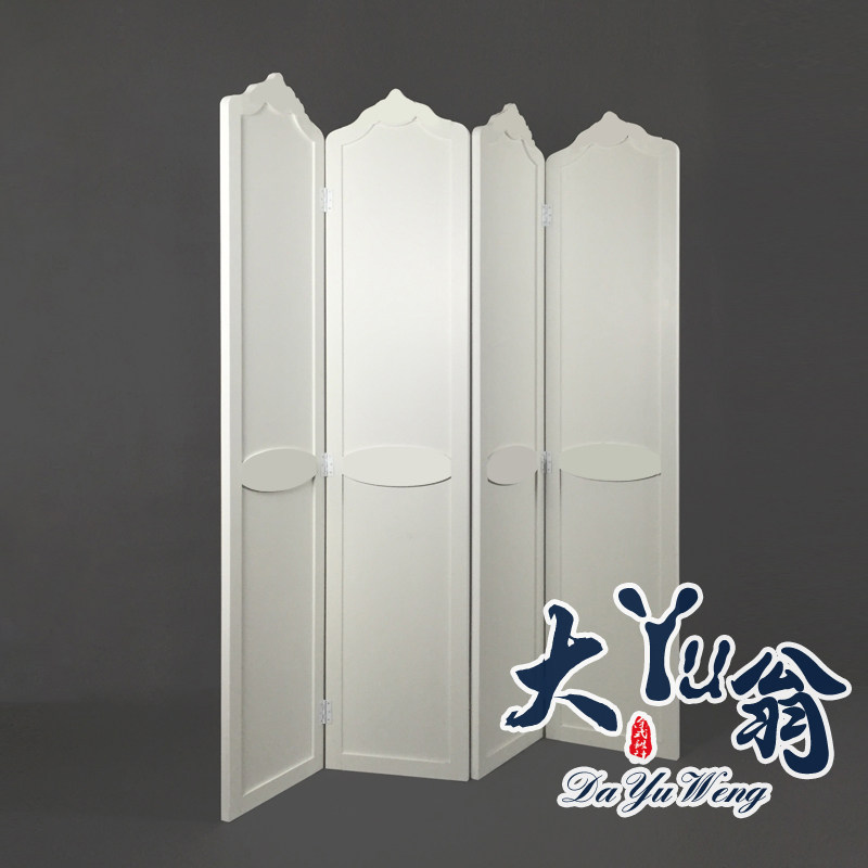 简欧客厅屏风隔断时尚试衣间移创动意现代白卧室折屏酒店办公玄关