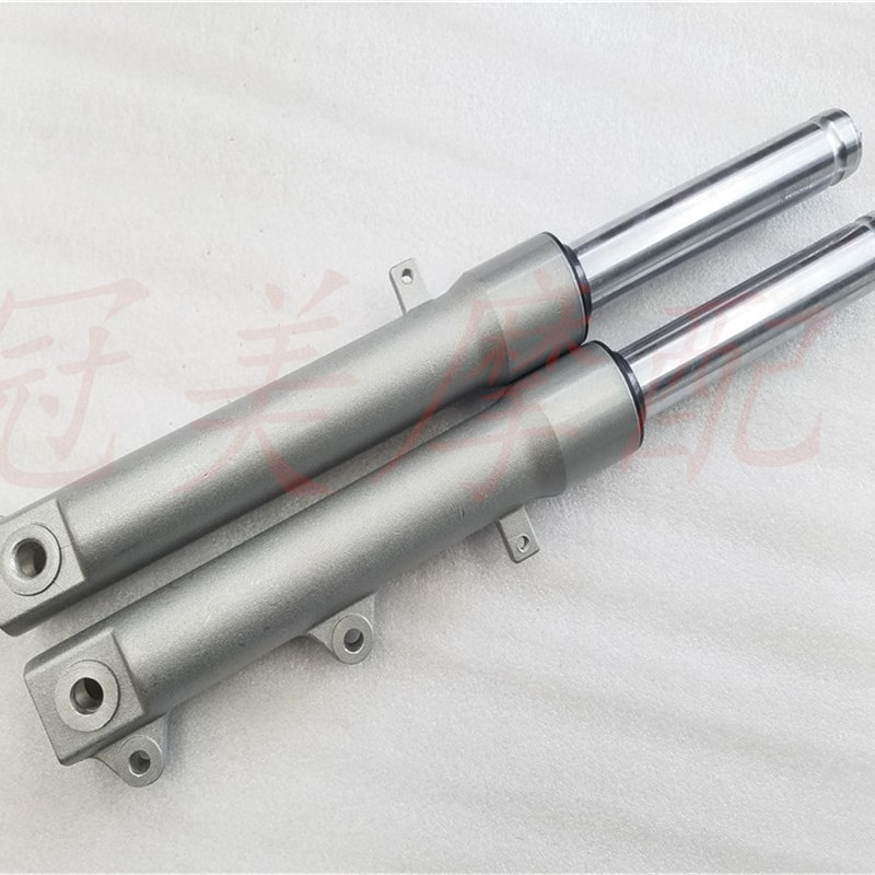 踏板摩车托小公主喜悦WH/00T-A/F1G/H碟刹鼓刹前减震器前叉前避震