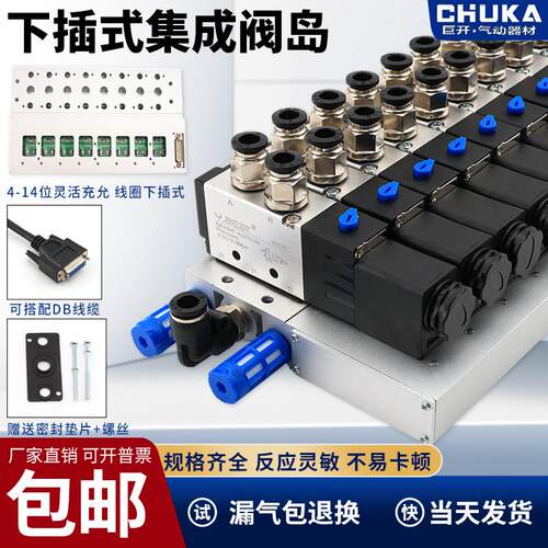 F3下插式集成气动电磁阀