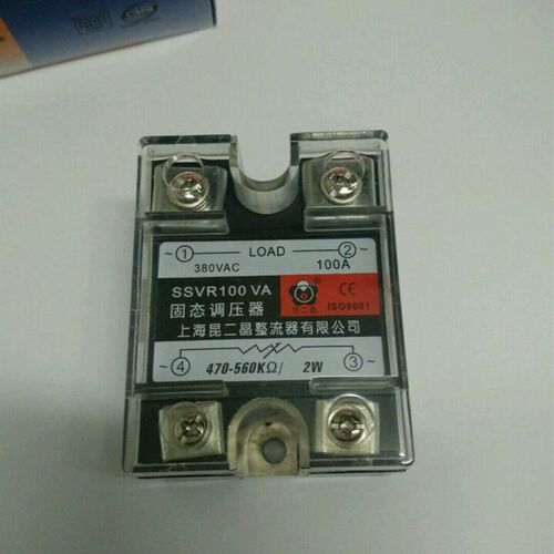 昆二晶整流器原装正货固态继电器SSVR100VA 固态调压器100A