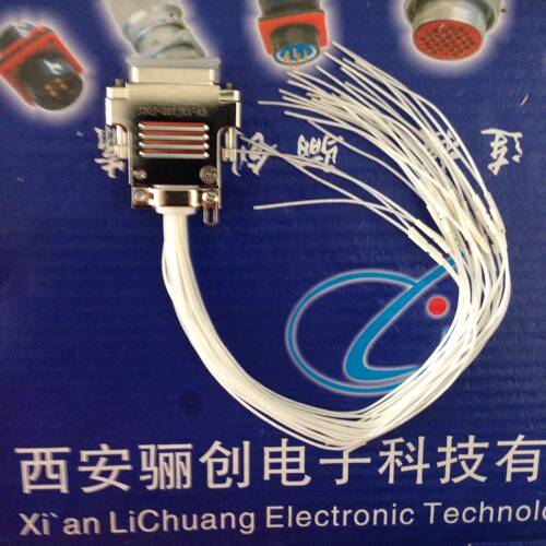 J30J矩形连接器J30J-25TJK1-A3金属线夹25芯现货新品库存
