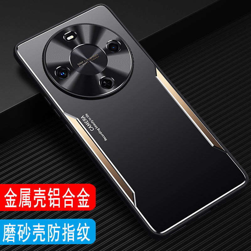 适用于华为畅享70X手机壳金属壳镜头保护套BRE-AL80外壳全包软硅胶套畅想70X磨砂壳铝合金后壳防摔商务男士款