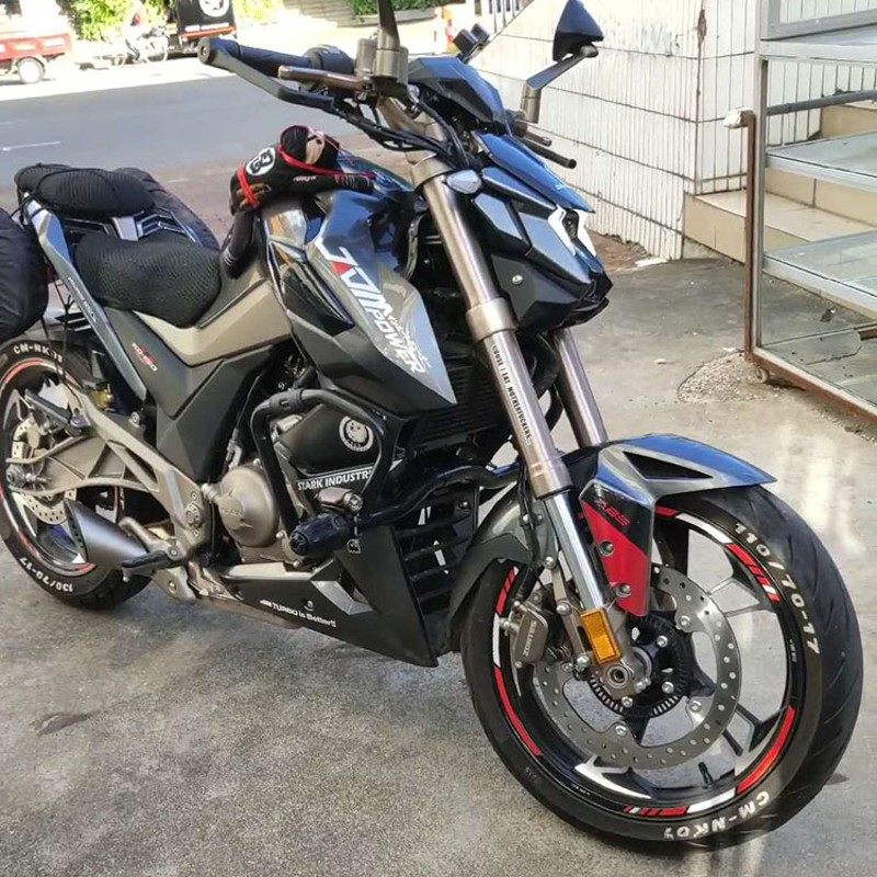 启典KD150-U改装保险杠竞技杠防摔杠150U2摩托车护杠特技杠升级款