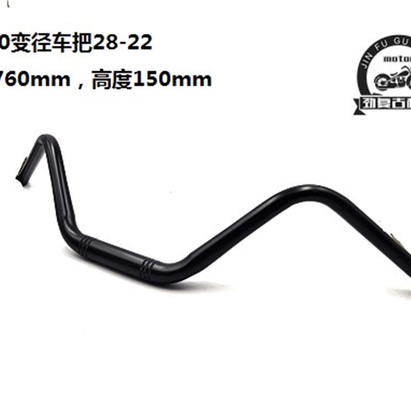 复古摩托车GV300无极幼狮500宗申RE3奔达金吉拉变径车把高把平把