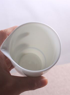 手绘陶瓷公道杯分茶器茶海 青花瓷白瓷青瓷定窑 功夫茶具均杯茶盅