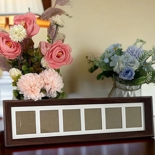 【下单立减50】六行相框摆台画框客厅玄关装饰摆件放钱币展示WB