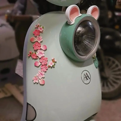 【下单立减50】新款桃花车内饰品摆件可爱花朵立体车载中控屏幕HX