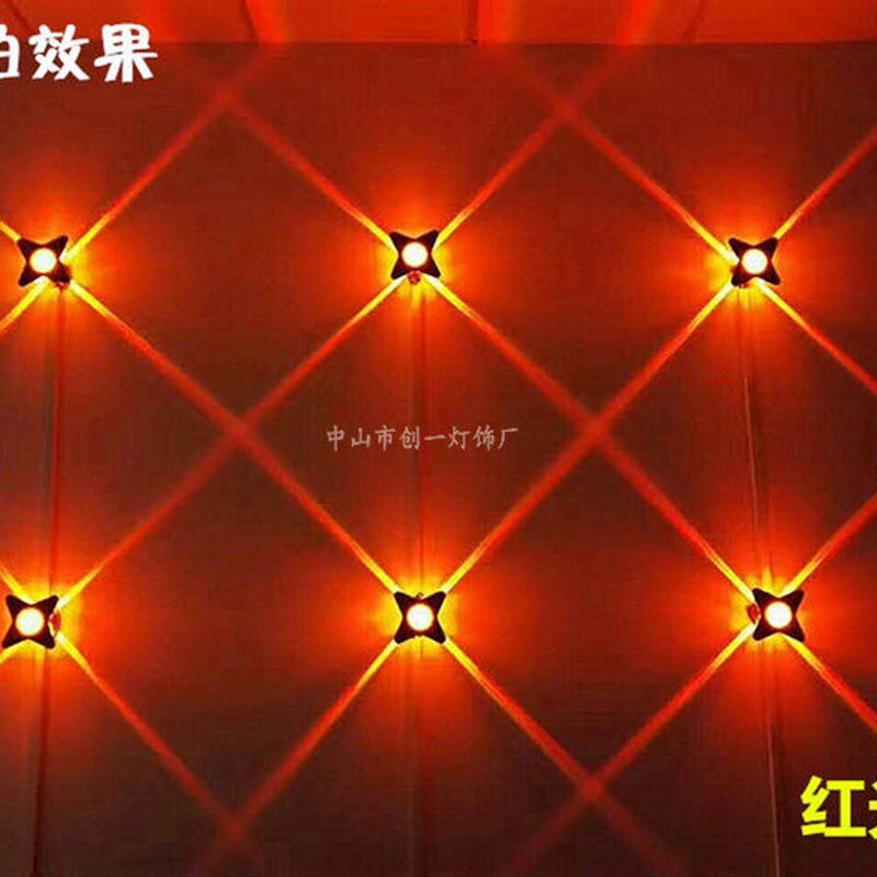 LEG十字星光体防水RDB七彩点光源外墙楼灯亮化广告牌背景装饰壁灯