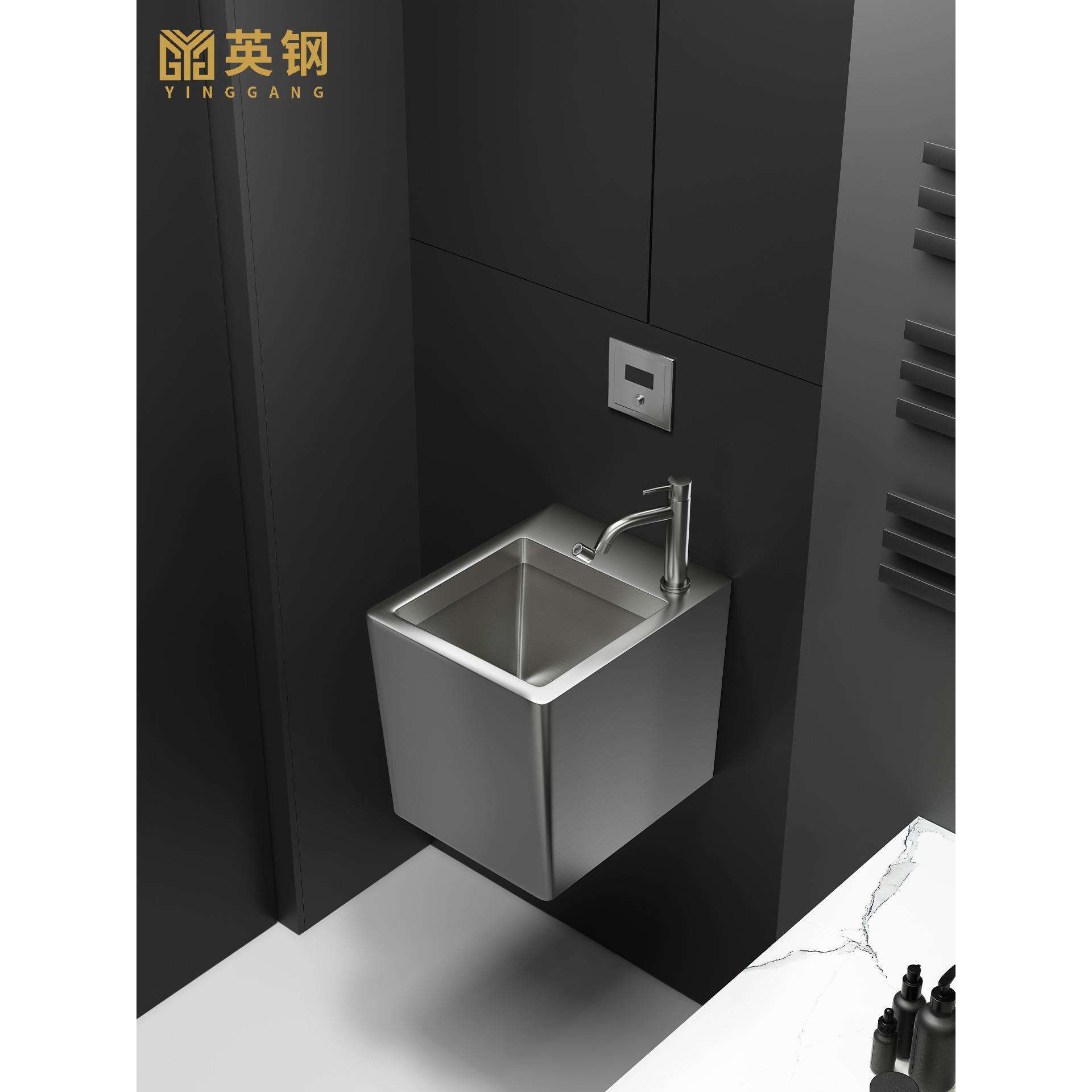 304不锈钢呕吐池酒吧TKV挂墙式洗手漱口盆夜店卫生间醉酒后呕吐盆