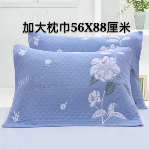 纯棉多层纱布枕巾【 加厚 56X88厘米】成人 高档 舒适 柔软