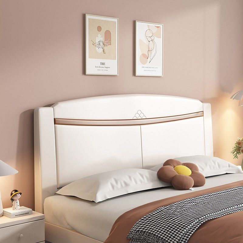 美式床实木1米2单人床家用1.8m卧室加厚木头床工厂直销床1米5大床