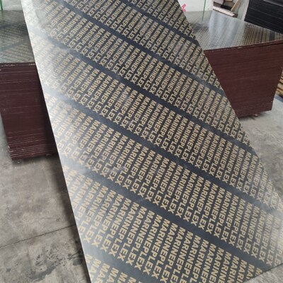 1.2*1220*2440mm木模板多层板工程工地用覆膜板黑模板厂家供应