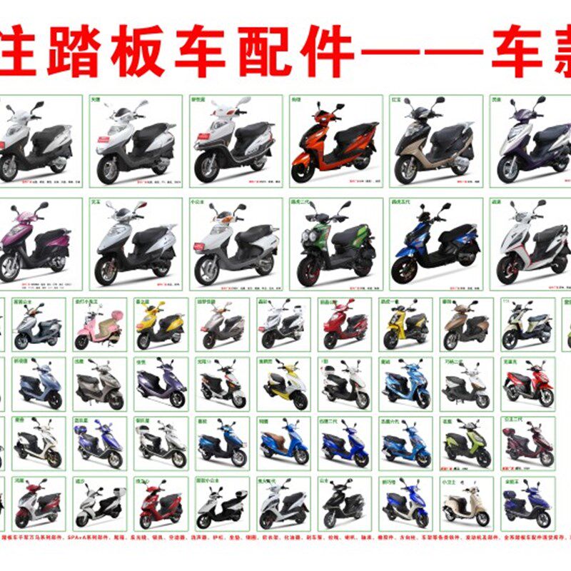 鬼火一代三代全套外壳内壳配件P摩托车外壳