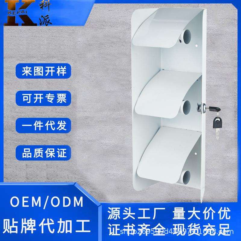 304不锈钢纸巾盒卷纸架纸巾分配器纸巾架免打孔卷筒纸挂架