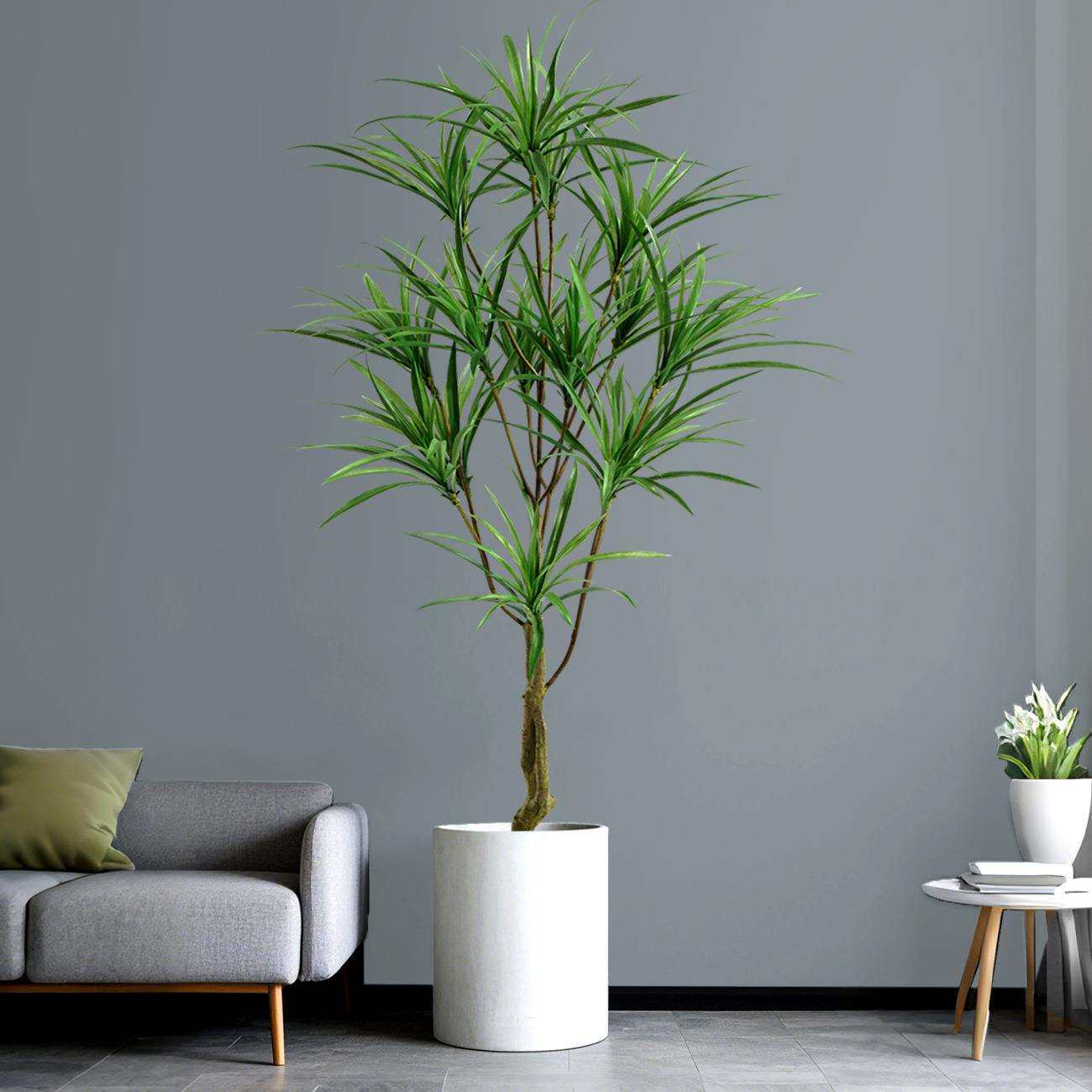 仿真植物 吊兰树仿真龙血树大型落地绿植盆栽室内客厅家装摆件假