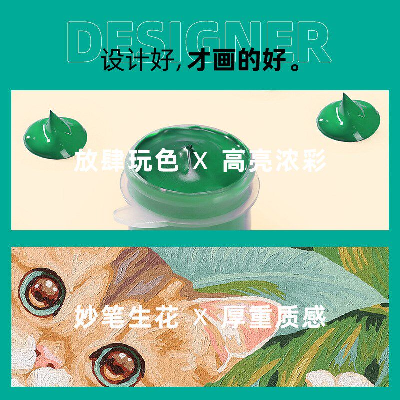 数字油画diy填充手工绘涂色解压画画diy填色花卉油彩画盛放的玫瑰