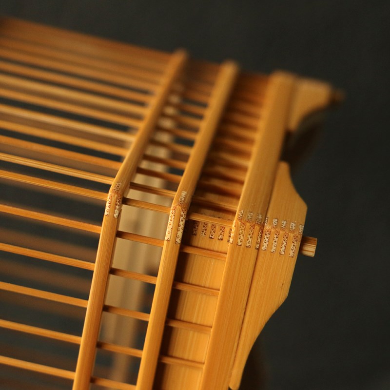 精品老师傅纯手工精工制作天然老玉竹方形蝈蝈笼竹丝小鸟笼虫笼子