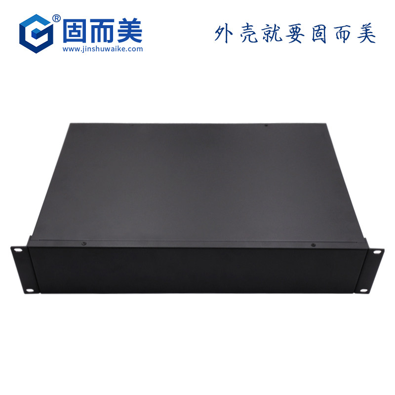 1u主机壳19英寸工控伺服器3u短2u仪器仪表外壳定制4u钣金机壳订做