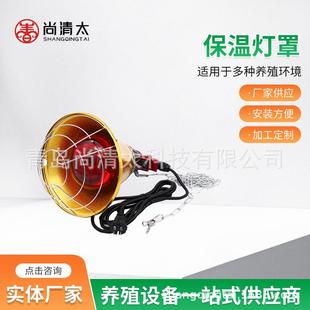 红外线加热灯罩猪用保温灯罩畜牧保温猪场猪舍取暖设备