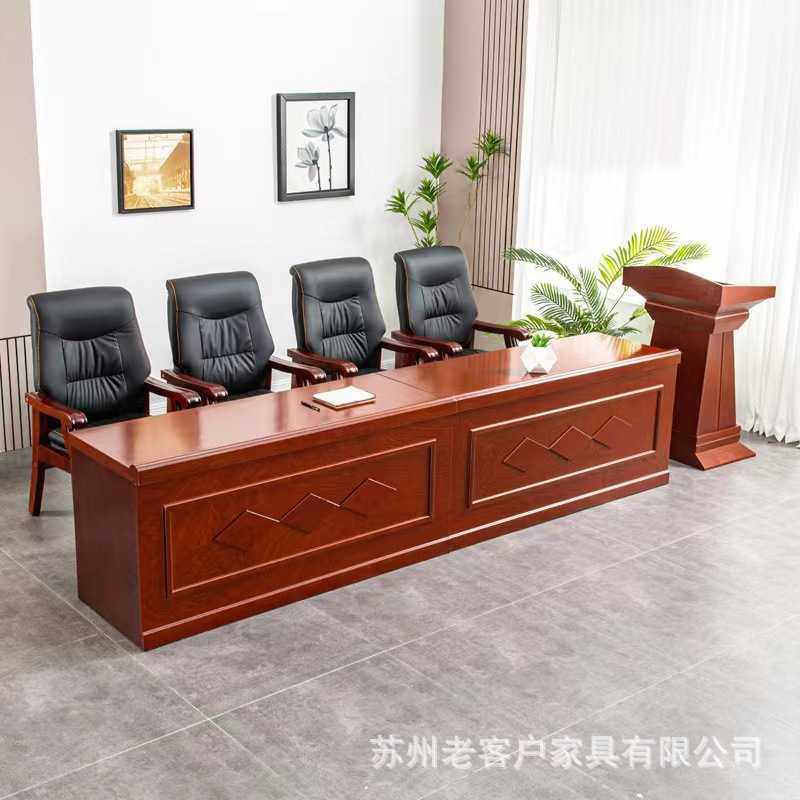 主席台领导发言台培训桌会议桌办公桌油漆木皮发言台演讲台,商业/办公家具,演讲台/演讲桌,淘宝优惠券,粉丝福利购,淘宝优惠卷