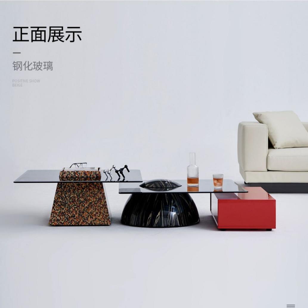 设计师组合软装搭配客厅茶几摆件创意边几现代艺术高级北欧简约