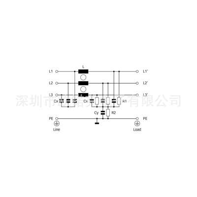 SCHAFFNER夏弗纳806145-SF紧凑型 EMC/RFI 滤波器FN3270H-600-99